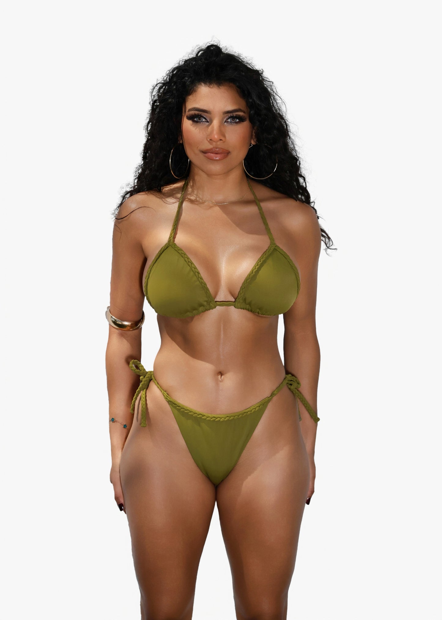 Avocado Signature Braided String Bikini Set