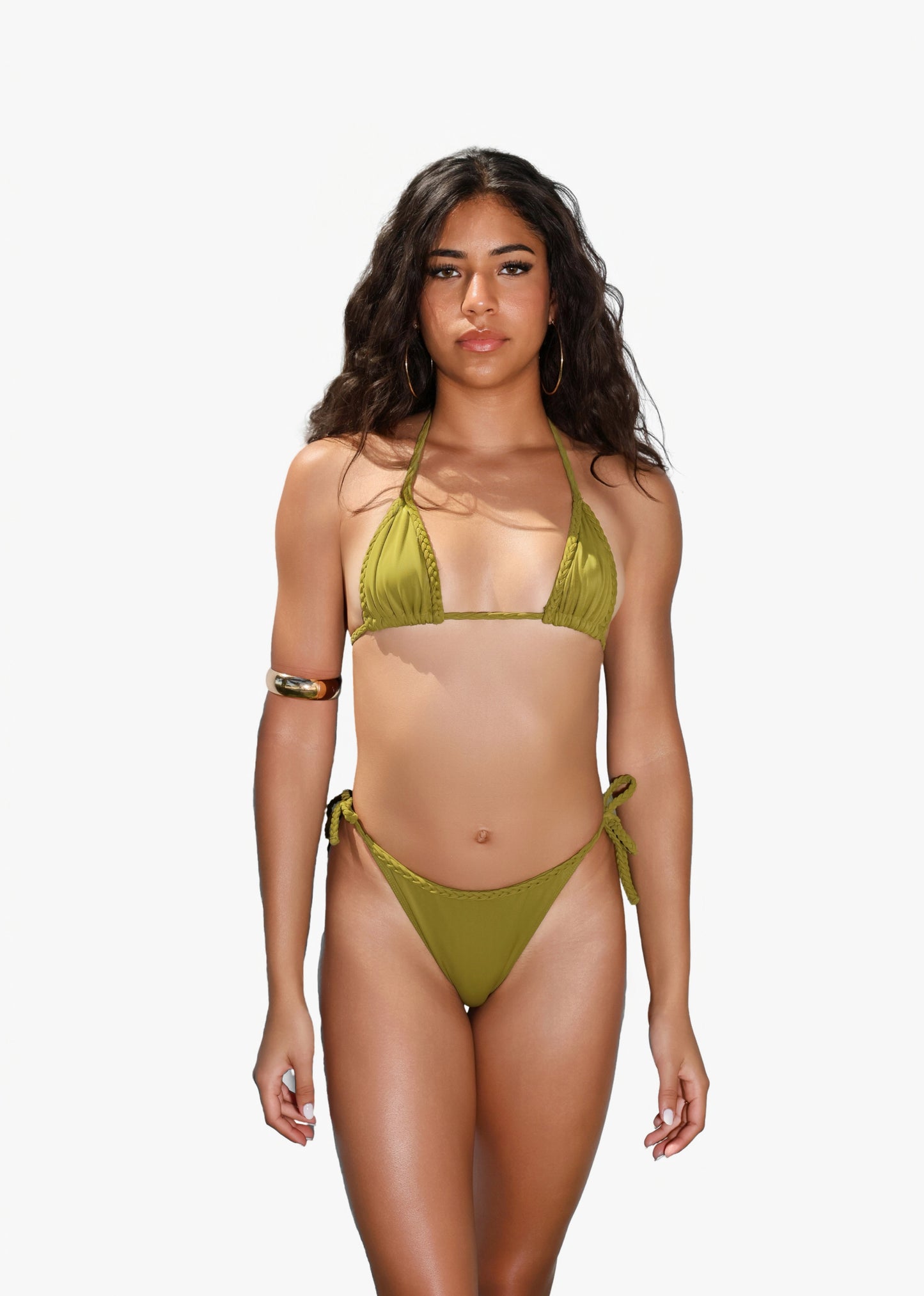 Avocado Signature Braided String Bikini Set